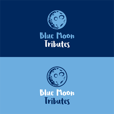 Blue Moon Tributes Logo - Vertical