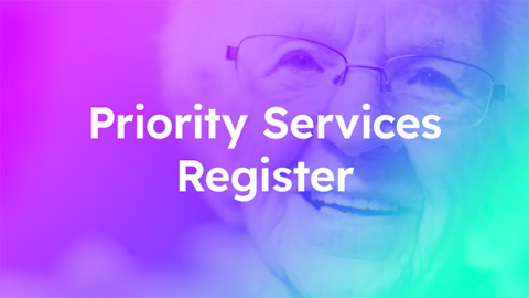 Priority Services Register