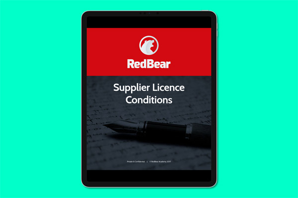 RedBear - Supplier Licence Conditions 1